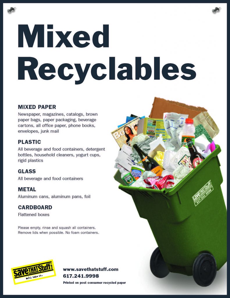 Single stream recycling westfield ma